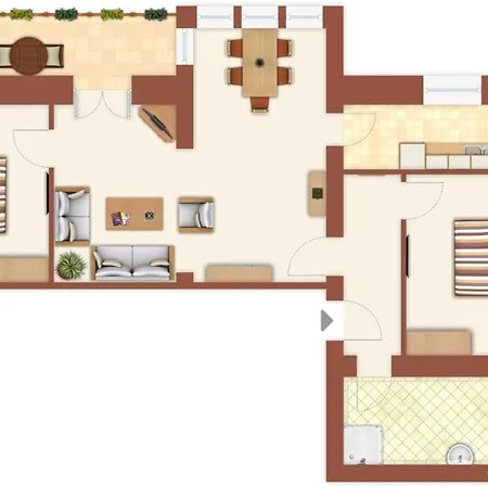 Apartment Berringer, Krabbe, Direkt An Der Promenade